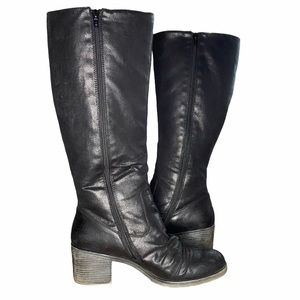 Baretraps Dallia Scrunched Toe Tall Boots